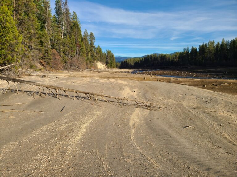 Second location, looking east.